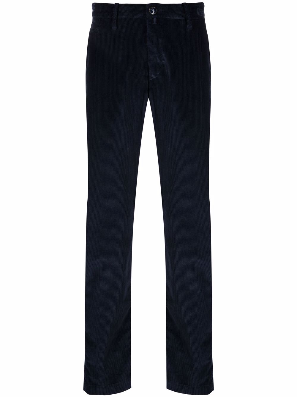 Maison-Kitsune Regular-Fit & Straight Leg Pants Men Jacob Cohën slim-fit Corduroy Trousers Blue