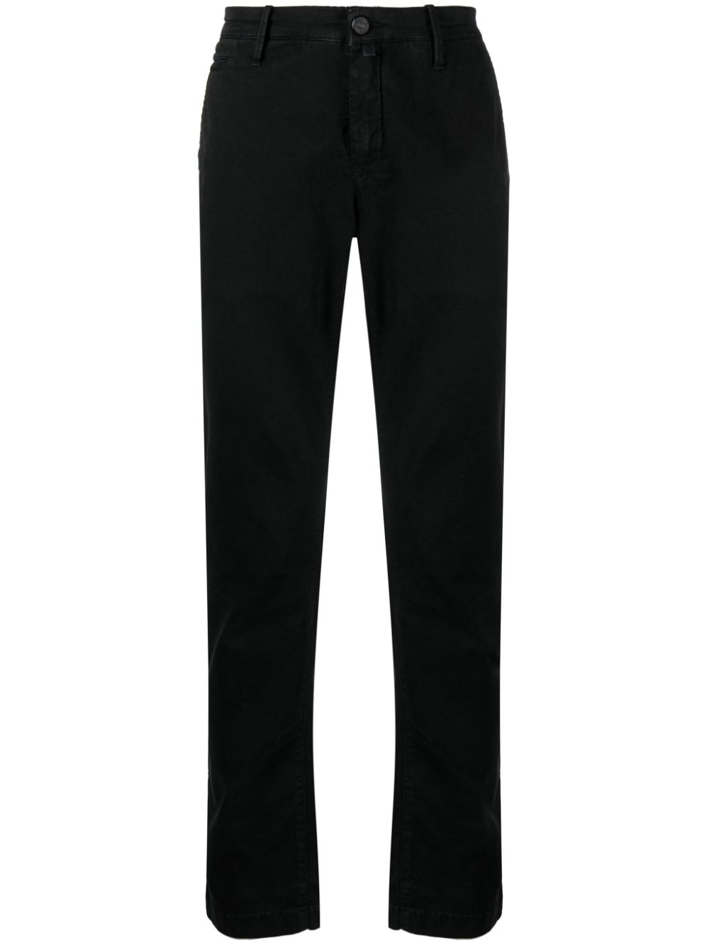 Maison-Kitsune Tapered Pants Men Jacob Cohën Bobby mid-rise Tapered Chinos Black
