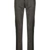 Men Regular-Fit & Straight Leg Pants Maison-Kitsune Jacob Cohën Bard slim-cut Flannel Trousers Brown