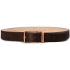 Jacob Cohën Leather Buckle Belt Brown Maison-Kitsune Men Belts