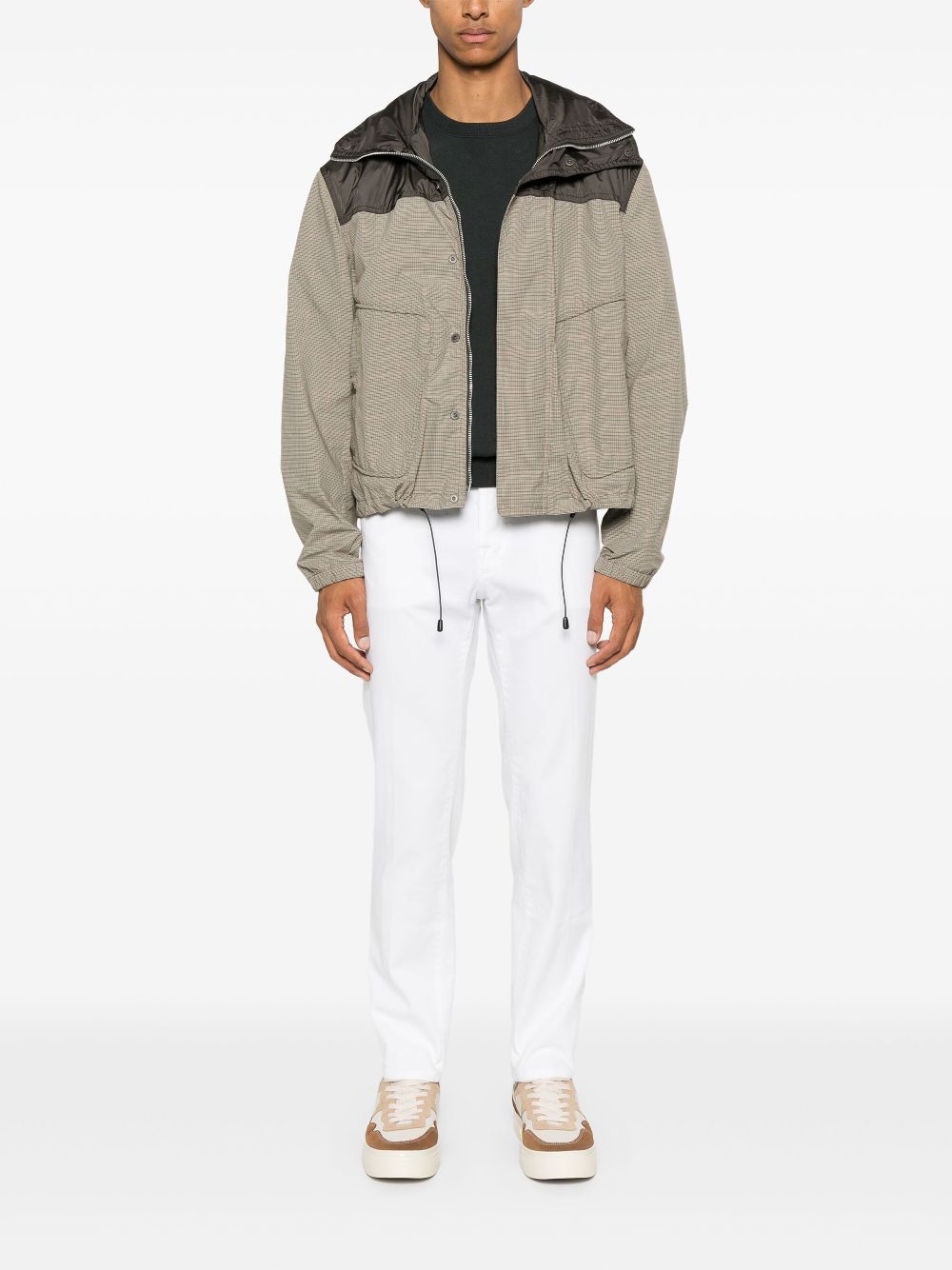 Men Slim-Fit Jeans Maison-Kitsune Jacob Cohën Scott Jeans White