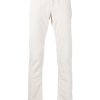 Jacob Cohën low-rise slim-cut Corduroy Trousers White Men Regular-Fit & Straight Leg Pants Maison-Kitsune