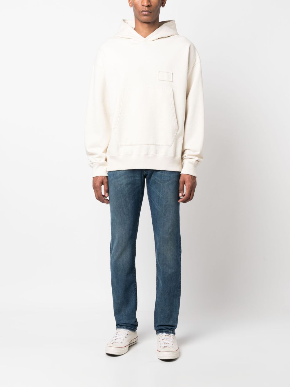 Men Slim-Fit Jeans Maison-Kitsune Jacob Cohën slim-cut Cotton Jeans Blue