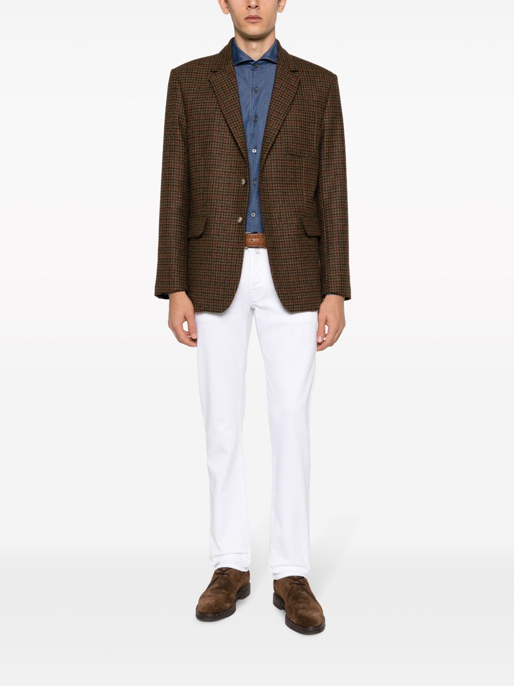 Men Regular & Straight-Leg Jeans Maison-Kitsune Jacob Cohën Nick straight-leg Jeans White