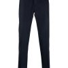 Maison-Kitsune Jacob Cohën skinny-cut Virgin wool-blend Trousers Blue Men Skinny Pants