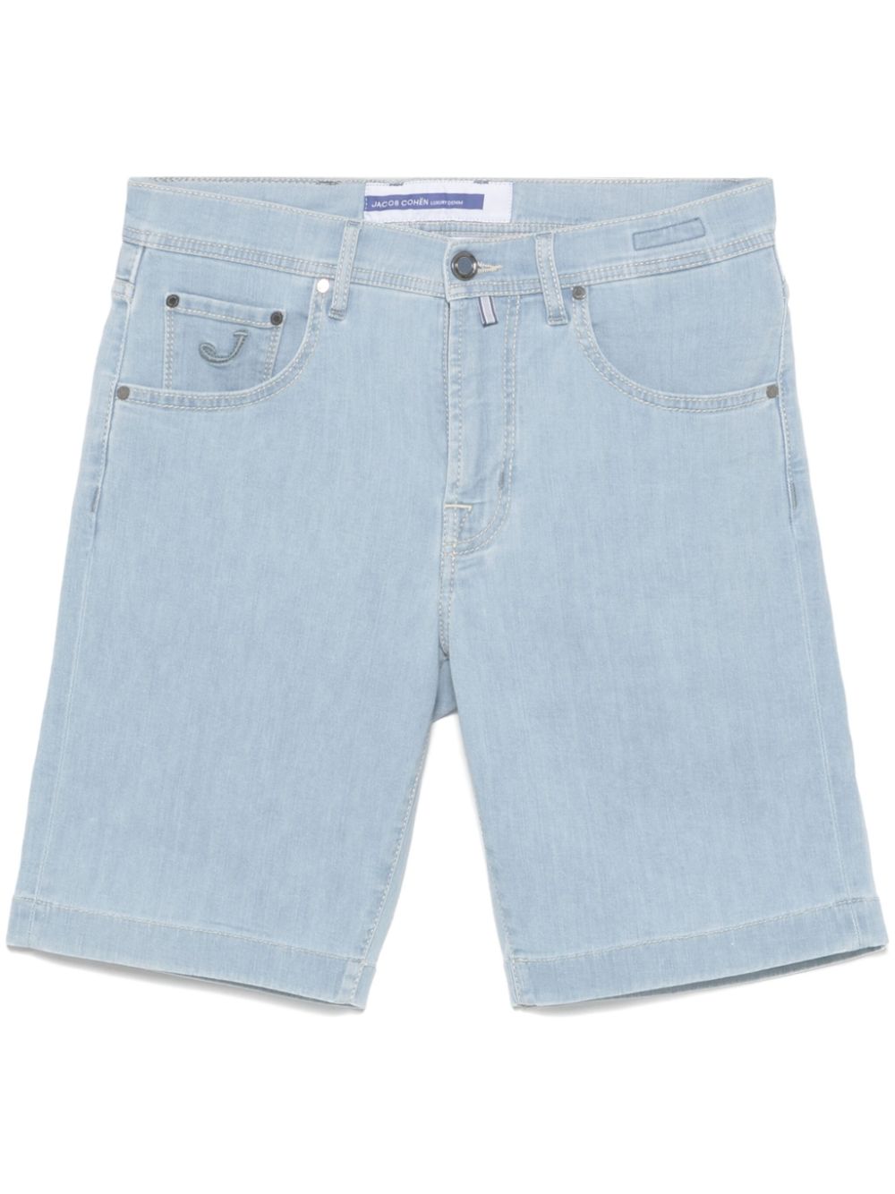 Maison-Kitsune Jacob Cohën Nicolas Shorts Blue Men Denim Shorts