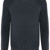 Maison-Kitsune Knitted Sweaters Men Jacob Cohën Cashmere Sweater Blue