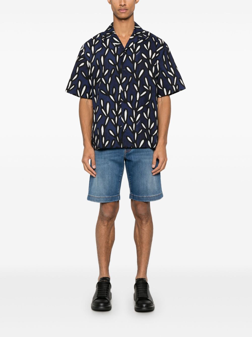 Jacob Cohën Nicolas Denim Shorts Blue Men Denim Shorts Maison-Kitsune