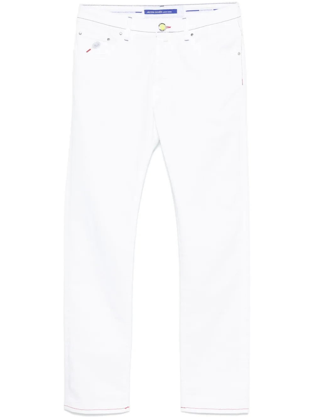 Maison-Kitsune Regular & Straight-Leg Jeans Men Jacob Cohën Bard Jeans White