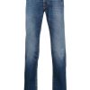 Jacob Cohën embroidered-logo slim-fit Jeans Blue Maison-Kitsune Men Slim-Fit Jeans