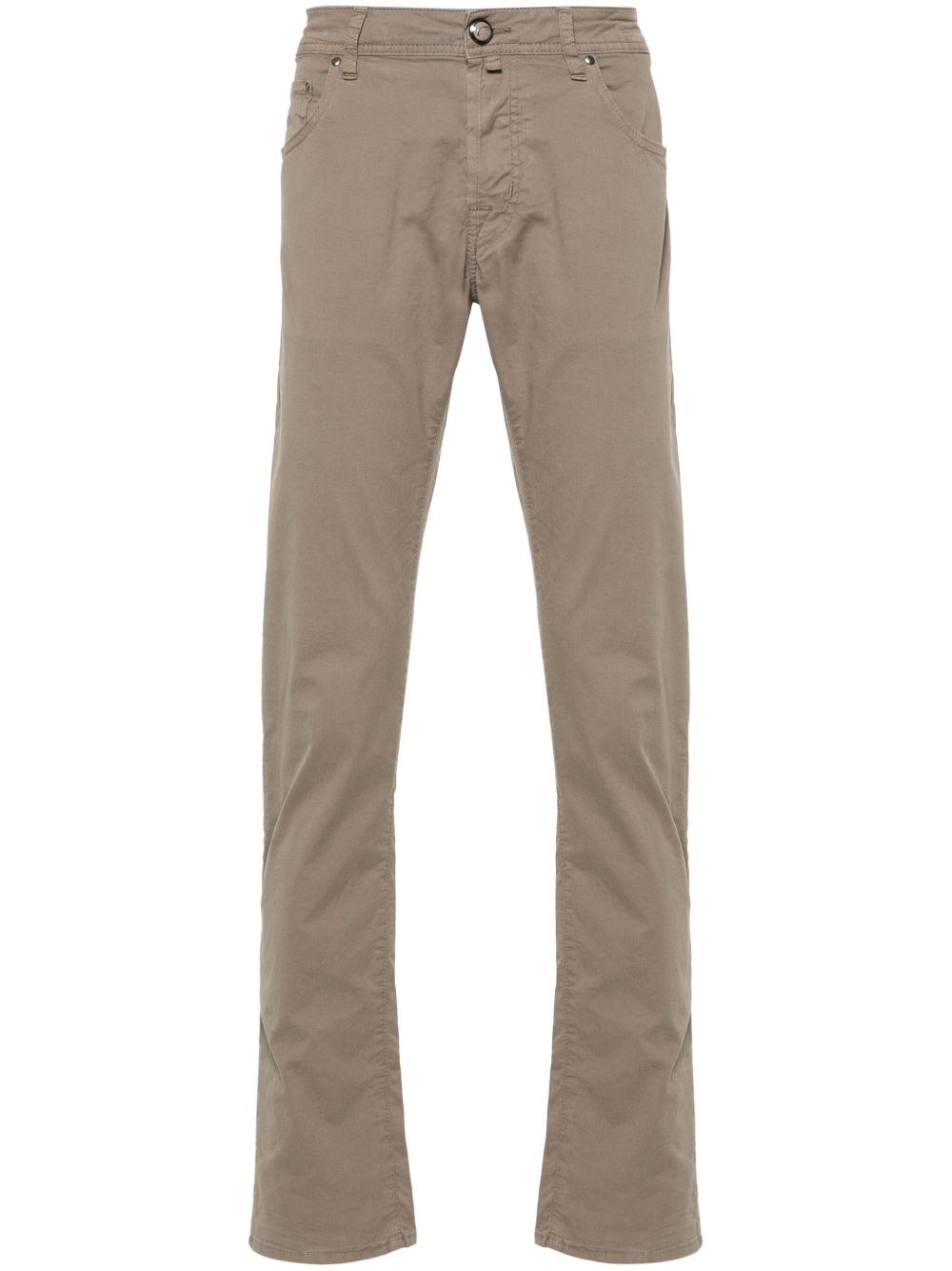 Maison-Kitsune Chinos Men Jacob Cohën Nick slim-cut Trousers Grey