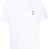 Jacob Cohën logo-print Cotton T-shirt White Men T-Shirts Maison-Kitsune