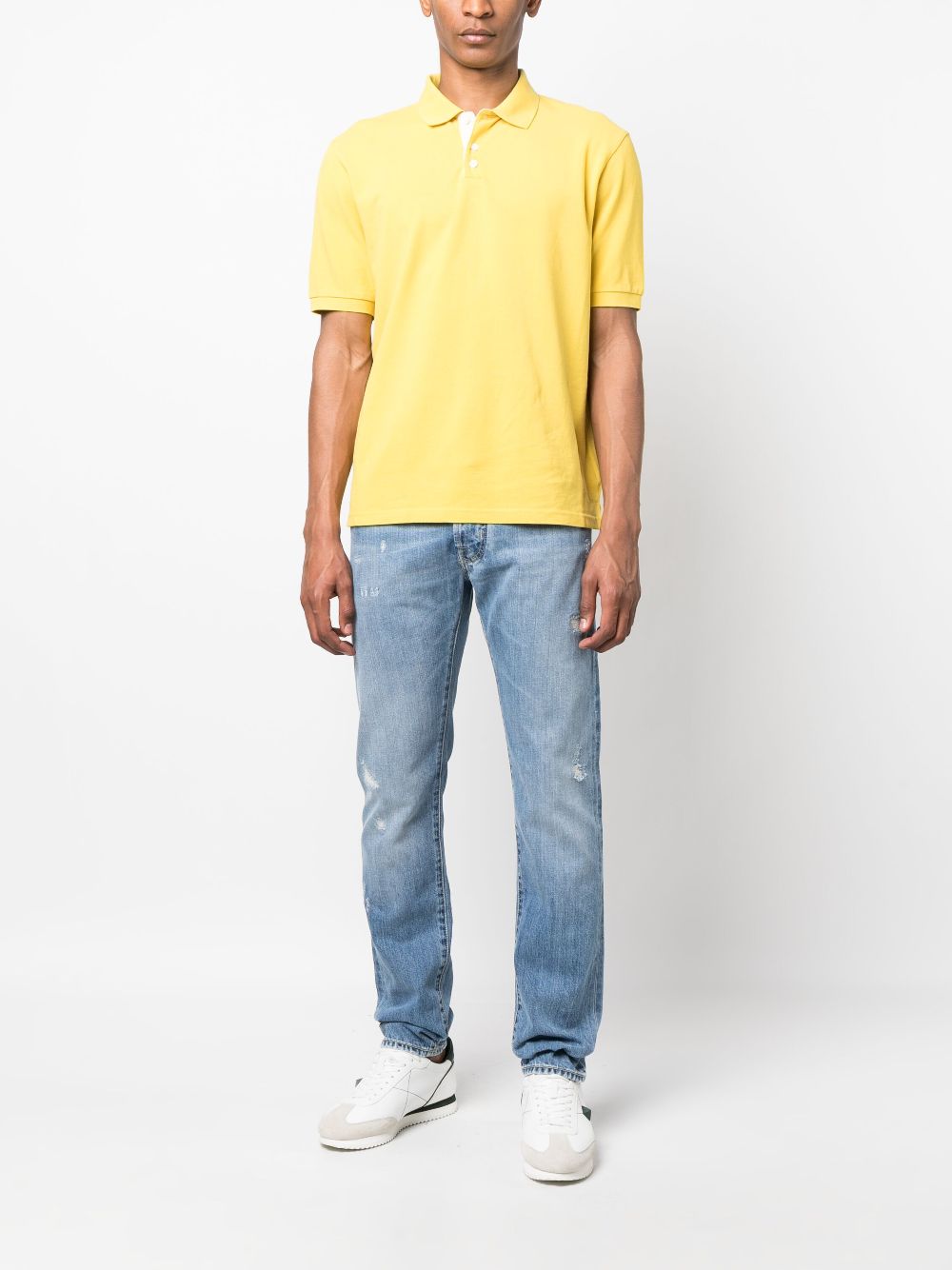Men Regular & Straight-Leg Jeans Maison-Kitsune Jacob Cohën Bard Selvedge Jeans Blue