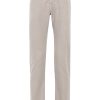 Maison-Kitsune Jacob Cohën logo-patch Trousers Neutrals Men Tapered Pants