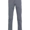 Maison-Kitsune Tapered Pants Men Jacob Cohën logo-patch Trousers Grey