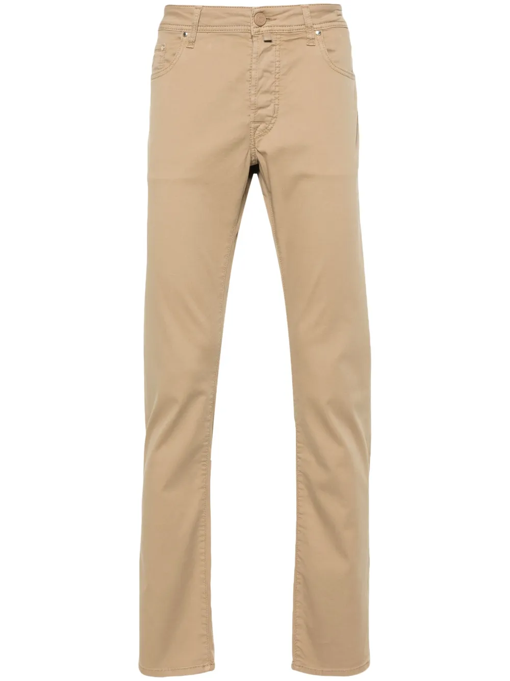 Maison-Kitsune Jacob Cohën Bard slim-cut Trousers Neutrals Men Chinos
