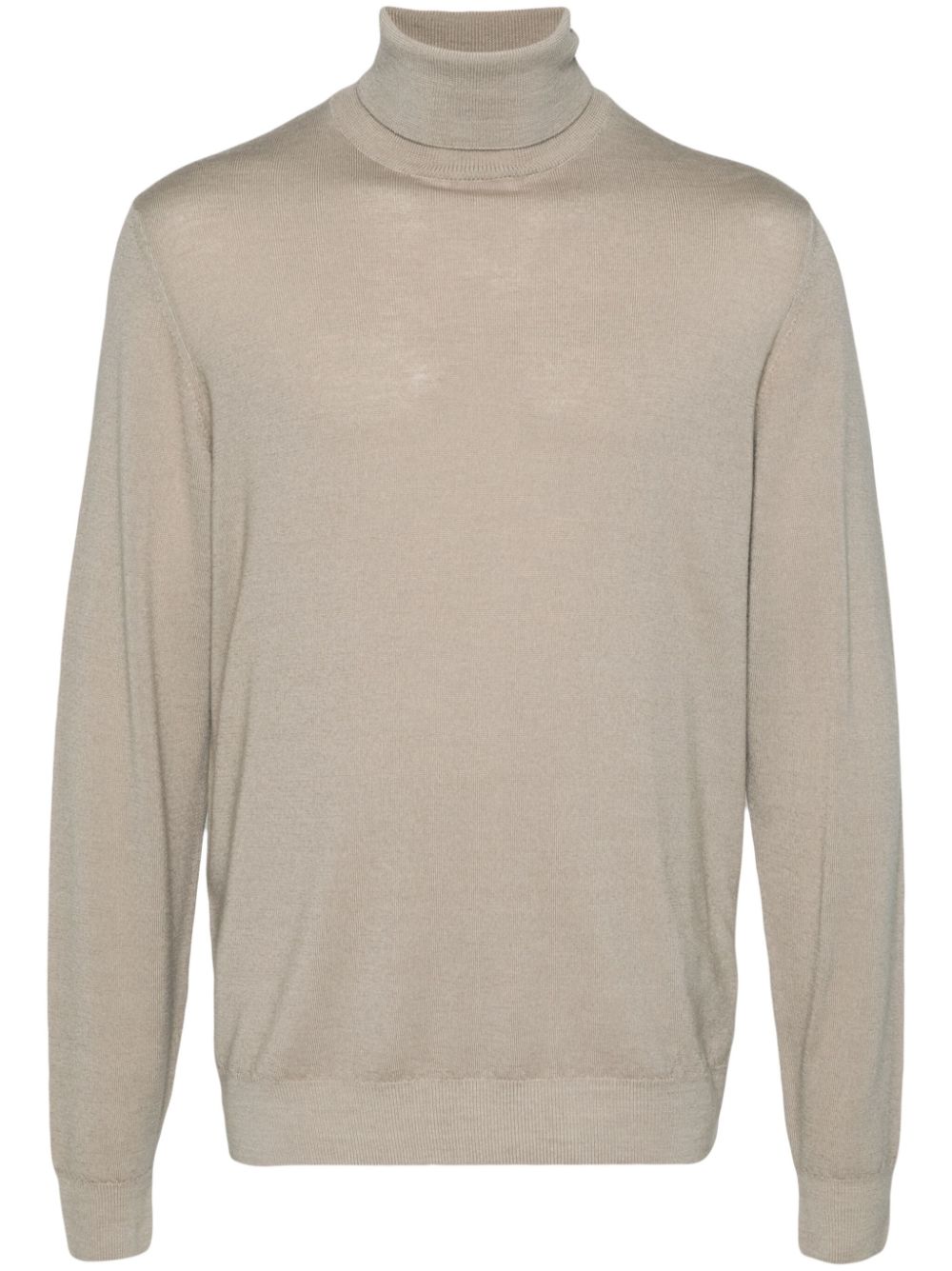 Maison-Kitsune Jacob Cohën Wool Sweater Neutrals Men Knitted Sweaters