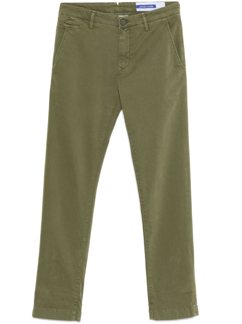 Men Skinny Pants Maison-Kitsune Jacob Cohën Bobby Trousers Green