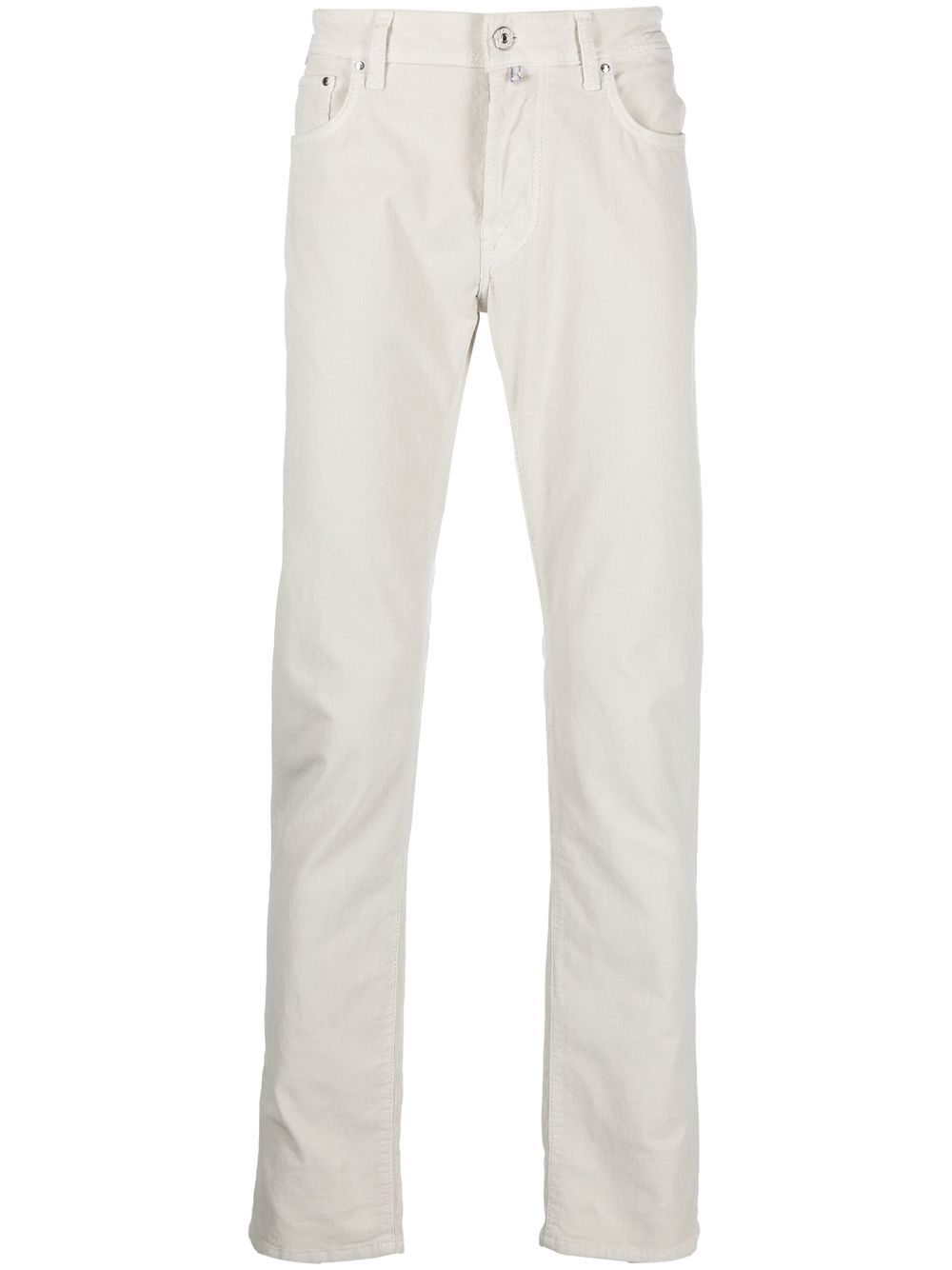 Men Skinny Pants Maison-Kitsune Jacob Cohën skinny-cut Leg Trousers Neutrals