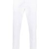 Maison-Kitsune Regular-Fit & Straight Leg Pants Men Jacob Cohën logo-patch straight-leg Jeans White