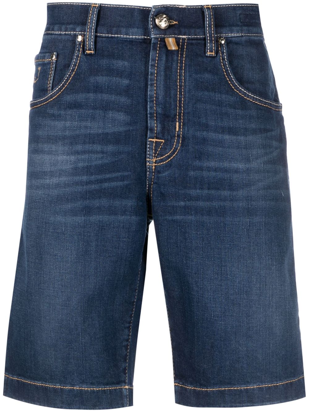 Maison-Kitsune Jacob Cohën Denim Cotton Shorts Blue Men Denim Shorts