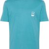 Jacob Cohën logo-print Cotton T-shirt Blue Men T-Shirts Maison-Kitsune