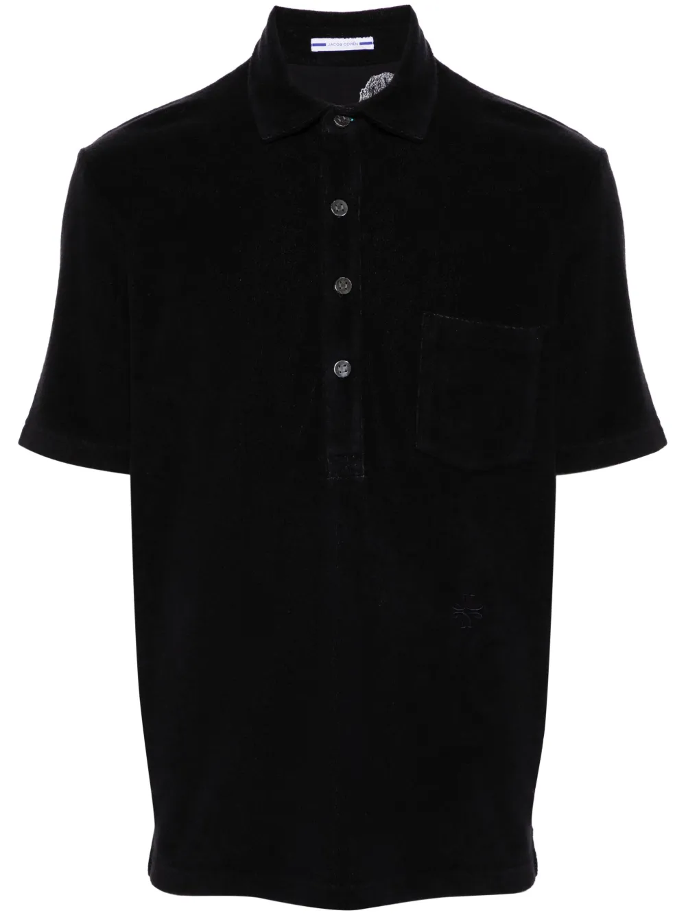 Men Polo Shirts Maison-Kitsune Jacob Cohën French-terry Polo Shirt Blue