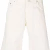 Maison-Kitsune Bermuda Shorts Men Jacob Cohën straight-leg Cotton Shorts Neutrals