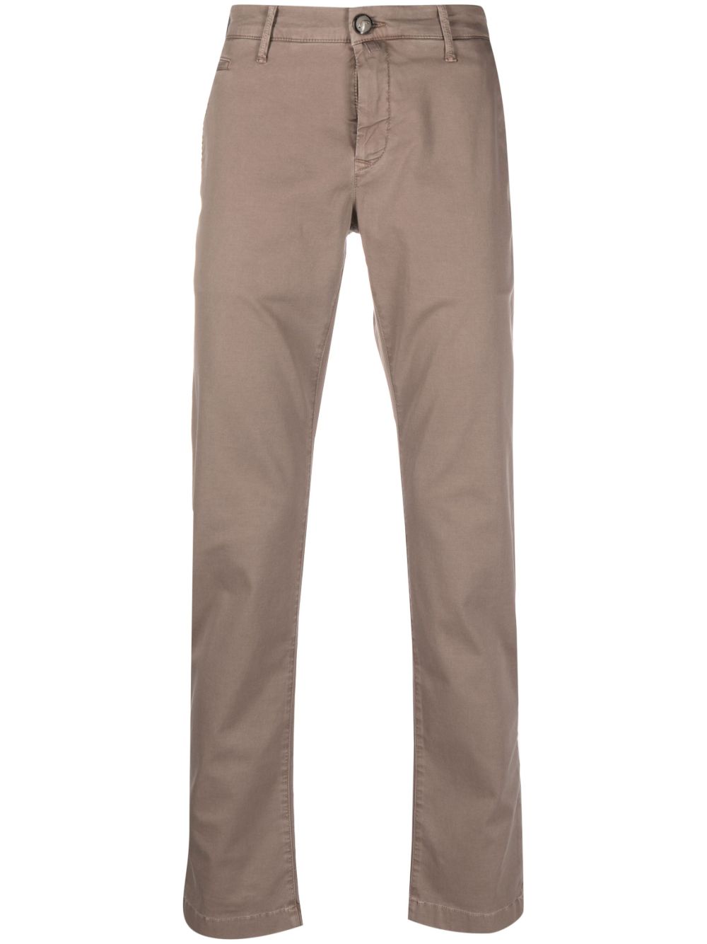 Men Chinos Maison-Kitsune Jacob Cohën mid-rise Chino Trousers Neutrals