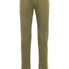 Maison-Kitsune Tapered Pants Men Jacob Cohën logo-patch Trousers Green