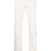 Jacob Cohën straight-leg Mid Rise Trousers White Maison-Kitsune Men Regular-Fit & Straight Leg Pants