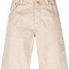 Men Bermuda Shorts Maison-Kitsune Jacob Cohën logo-patch Bermuda Shorts Neutrals