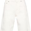 Maison-Kitsune Jacob Cohën Nicolas Poplin Chino Shorts White Men Khaki Shorts