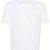 Jacob Cohën logo-embroidered Piqué Polo Shirt White Maison-Kitsune Men Polo Shirts