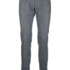 Jacob Cohën Mélange Trousers Grey Maison-Kitsune Men Regular-Fit & Straight Leg Pants
