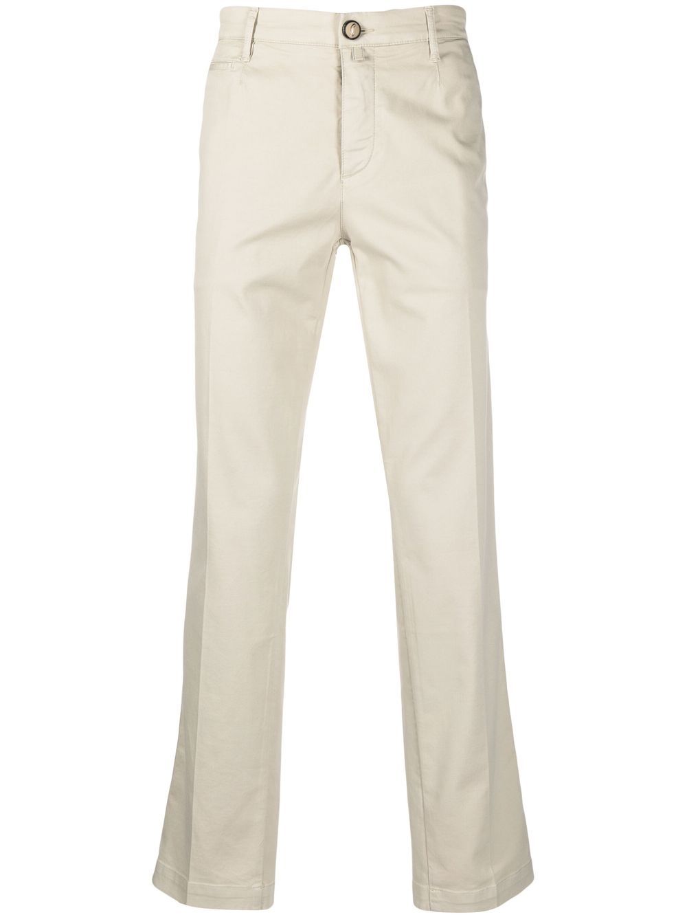 Maison-Kitsune Jacob Cohën pressed-crease four-pocket Chinos Neutrals Men Chinos