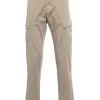 Men Tapered Pants Maison-Kitsune Jacob Cohën logo-patch Cargo Pants Neutrals