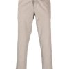 Jacob Cohën logo-patch slim-cut Jeans Grey Maison-Kitsune Men Slim-Fit Jeans
