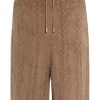 Maison-Kitsune Jacquemus The Nuvola Shorts Brown Men Bermuda Shorts