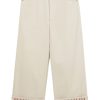 Jacquemus De-Nimes Jeans White Men Relaxed-Fit Jeans Maison-Kitsune
