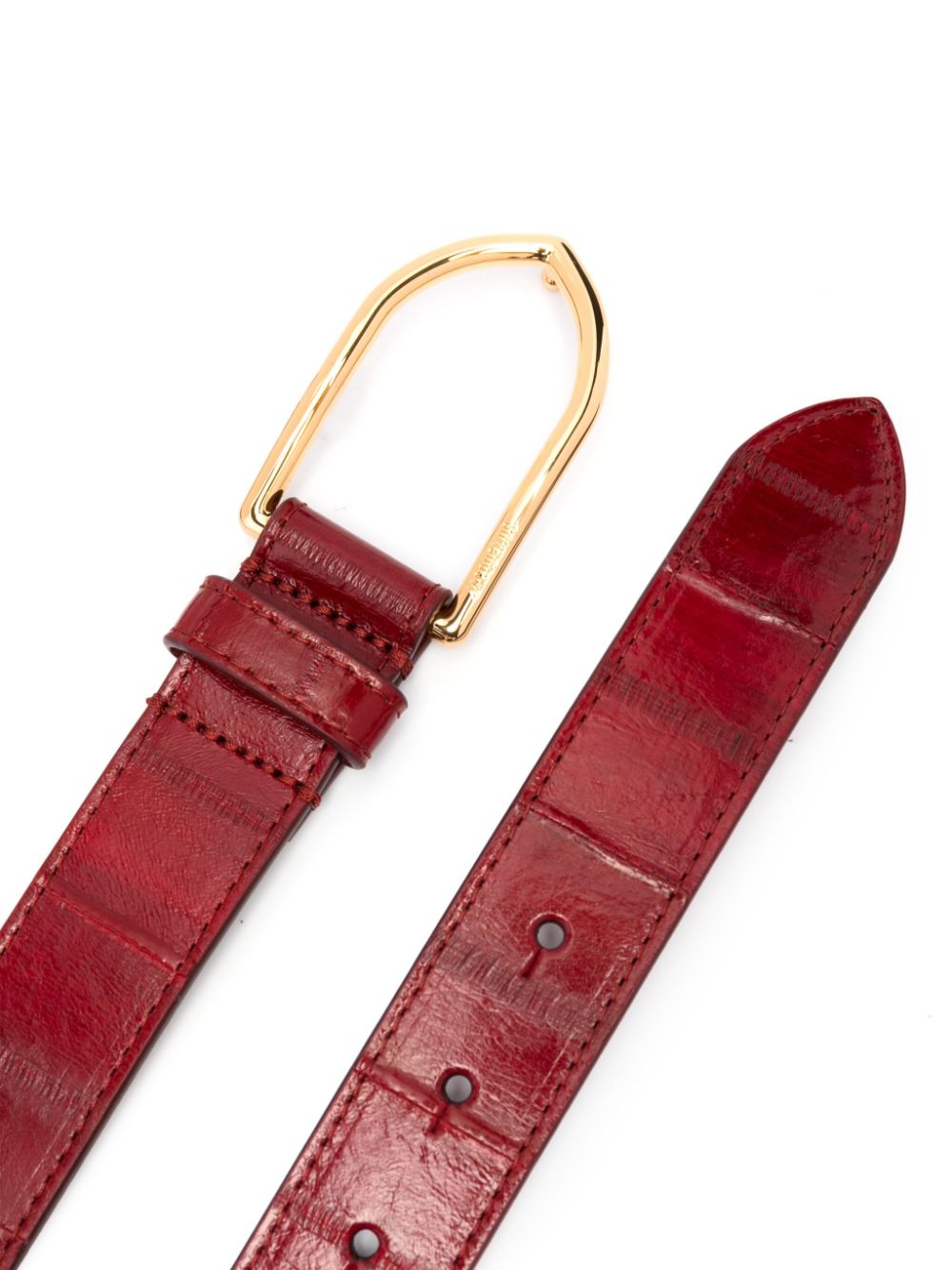 Maison-Kitsune Jacquemus La Centure Belt Red Men Belts