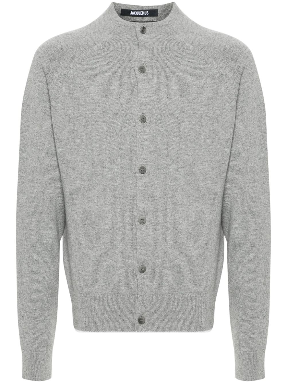 Maison-Kitsune Cardigans Men Jacquemus Le Cardigan Pittato Cardigan Grey