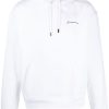 Jacquemus Le Sweatshirt Brodé Hoodie White Maison-Kitsune Men Hoodies