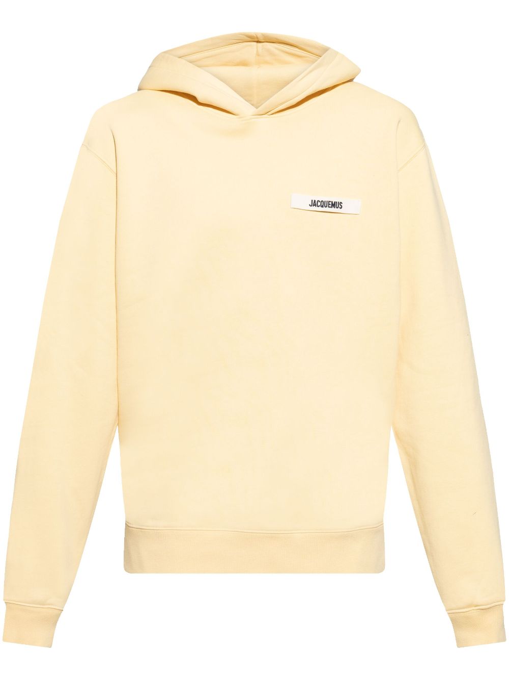 Maison-Kitsune Jacquemus Gros Grain Hoodie Yellow Men Hoodies