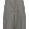 Jacquemus Le Bermuda Salti Wool Shorts Grey Men Tailored Shorts Maison-Kitsune