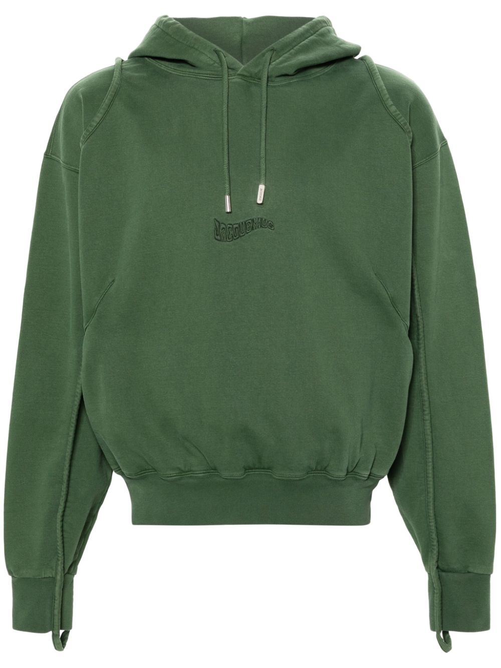 Maison-Kitsune Jacquemus Le Sweatshirt Camargue Cotton Top Green Men Hoodies