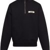 Men Sweatshirts Maison-Kitsune Jacquemus Gros Grain Sweatshirt Black