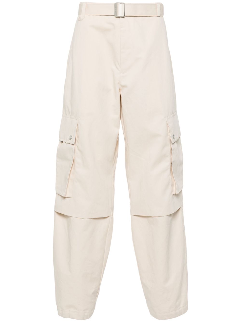Jacquemus Le Cargo Straight Trousers Neutrals Maison-Kitsune Men Regular-Fit & Straight Leg Pants