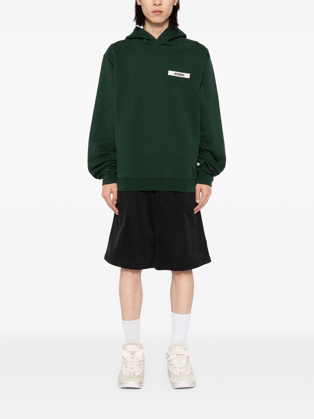 Maison-Kitsune Jacquemus Logo Sweatshirt Green Men Sweatshirts