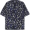 Men Shirts Maison-Kitsune Jacquemus La Chemise Jean Shirt Blue